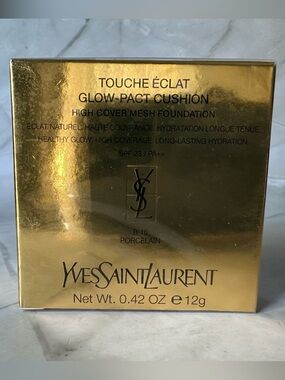 YSL Touche Éclat Glow-Pact Cushion B10 Porcelain New in Box